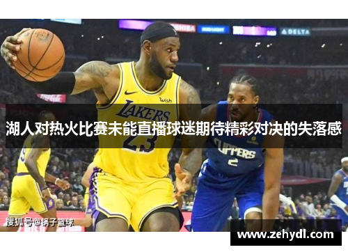 湖人对热火比赛未能直播球迷期待精彩对决的失落感